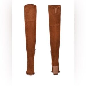 Nine West Over-the-Knee Boots, Barrett2, Color- Natural, Size 7M
